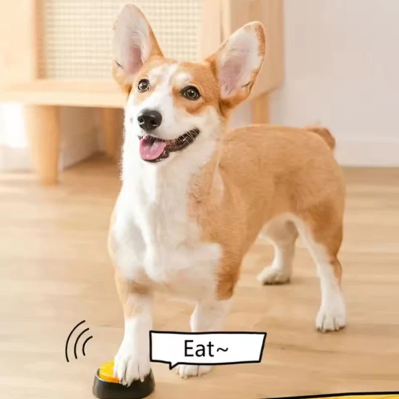 Recordable Dog Toy Dog Toys Funny Dog Recordable Pet Toys Talking Pet Starters Pet Speaking Buttons Portable Cute Pet Supplies
