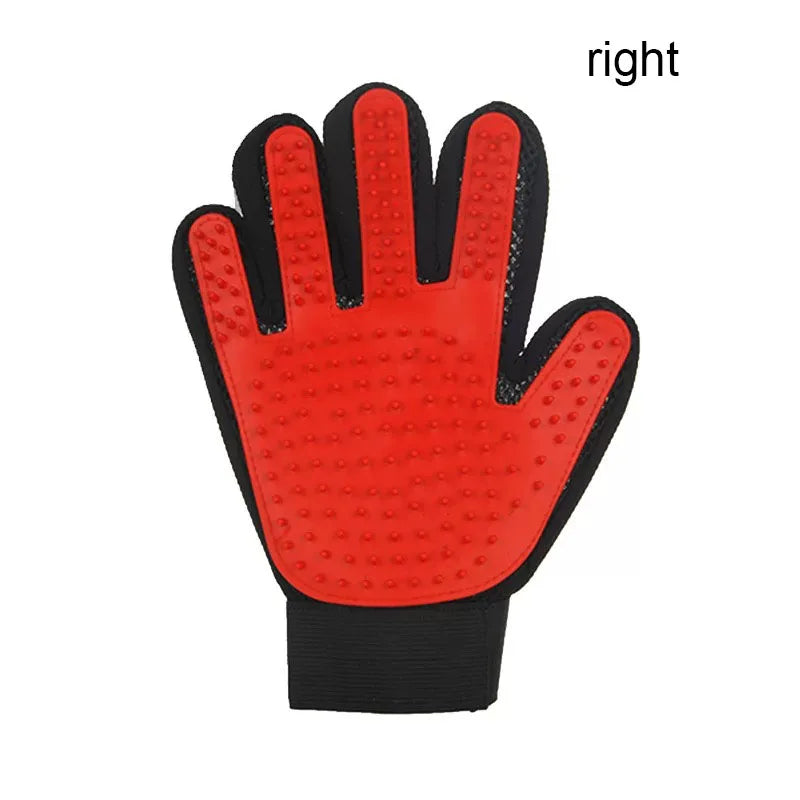 Gentle Deshedding Grooming Glove – Effortless Pet Care for Your Furry Friends