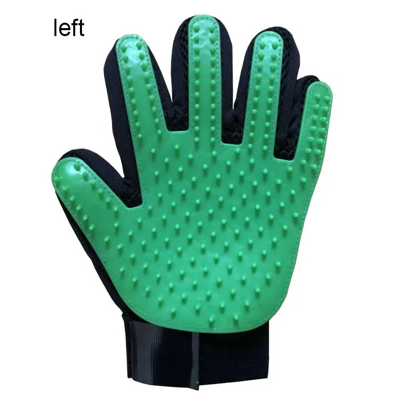 Gentle Deshedding Grooming Glove – Effortless Pet Care for Your Furry Friends