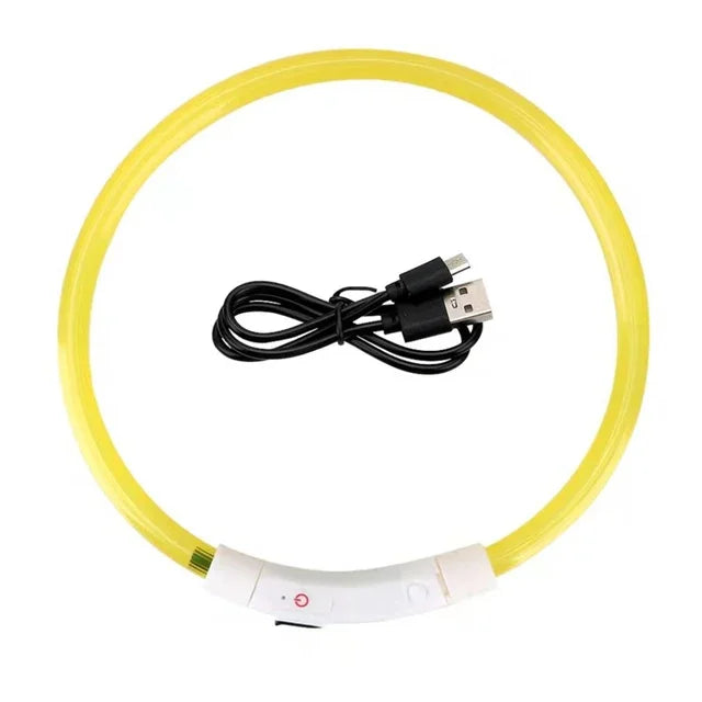 USB LED Dog Collar Led Dog Collar Luminous Usb Cat Dog Collar 3 Modes Led Light Glowing Loss Prevention LED Collar For Dogs Pet Dog Accessories