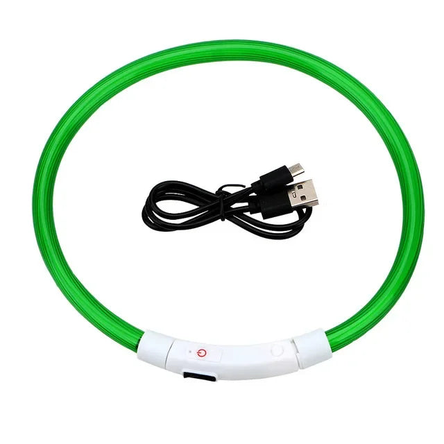 USB LED Dog Collar Led Dog Collar Luminous Usb Cat Dog Collar 3 Modes Led Light Glowing Loss Prevention LED Collar For Dogs Pet Dog Accessories