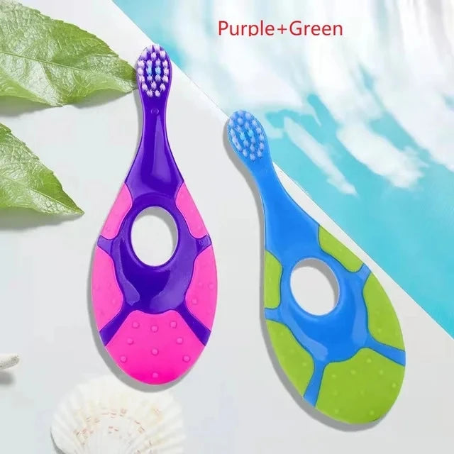 Kids Toothbrush Toothbrush Children With Soft Bristles BPA-Free Toddler Toothbrush Training Deciduous Teeth Toothbrush