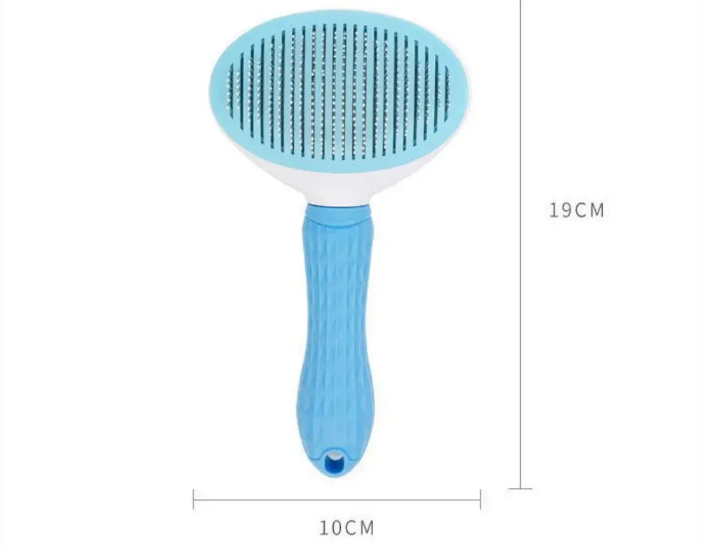 Pet Grooming Brush Pet Dog Hair Brush Cat Comb Grooming And Care Cat Brush Stainless Steel Comb For Long Hair Dogs Cleaning Pets Dogs Accessories