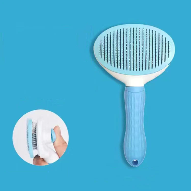 Pet Grooming Brush Pet Dog Hair Brush Cat Comb Grooming And Care Cat Brush Stainless Steel Comb For Long Hair Dogs Cleaning Pets Dogs Accessories