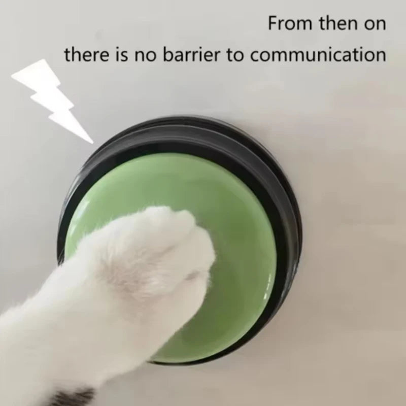 Recordable Dog Toy Dog Toys Funny Dog Recordable Pet Toys Talking Pet Starters Pet Speaking Buttons Portable Cute Pet Supplies