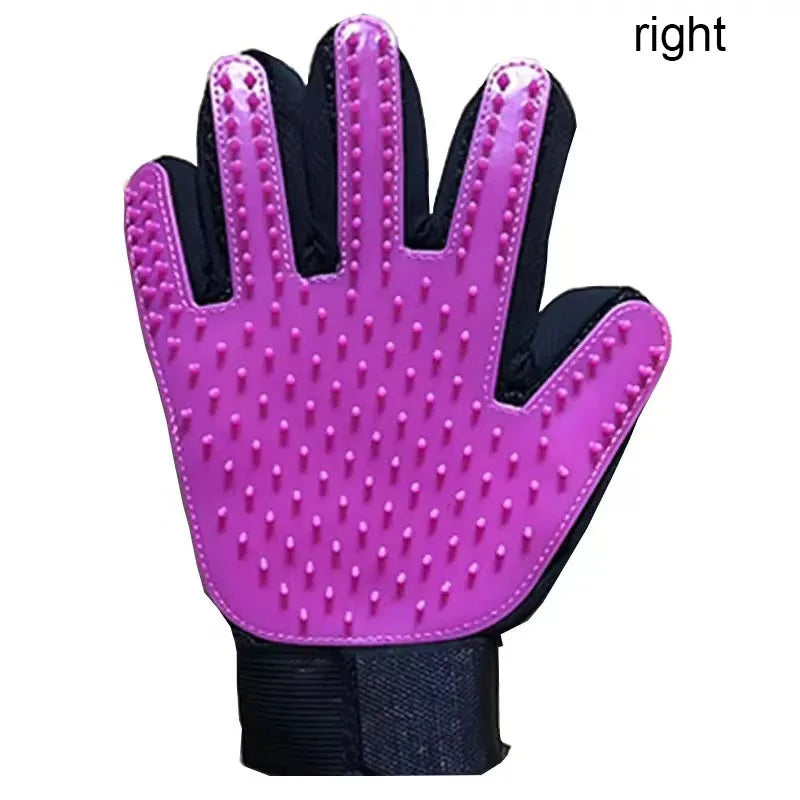Gentle Deshedding Grooming Glove – Effortless Pet Care for Your Furry Friends