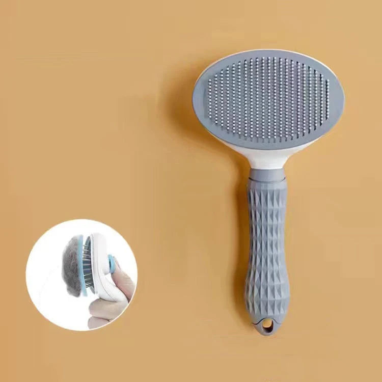 Pet Grooming Brush Pet Dog Hair Brush Cat Comb Grooming And Care Cat Brush Stainless Steel Comb For Long Hair Dogs Cleaning Pets Dogs Accessories
