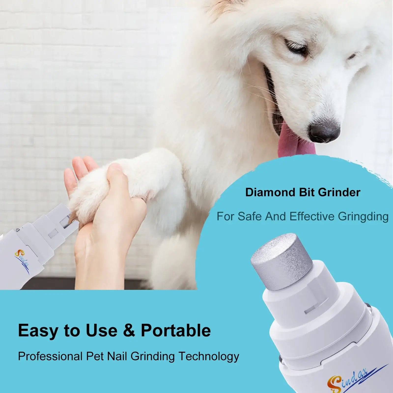 USB Rechargeable Dog Nail Grinder Electric Pet Claw Grinder & Trimmer Painless Lime For Dog Pets Nail File гриндер для собак