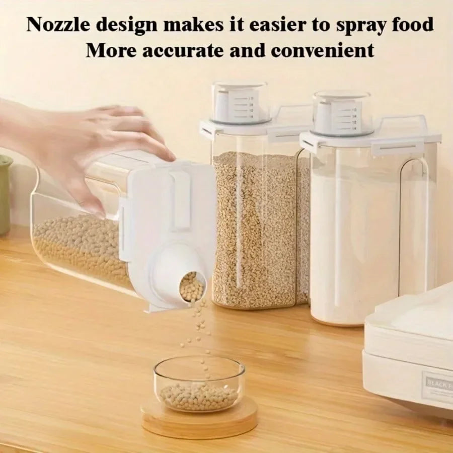 2.5L Food Storage Container-proof Sealed Storage Container - Used for Grain, Nut, Flour, Rice Food Storage Boxes