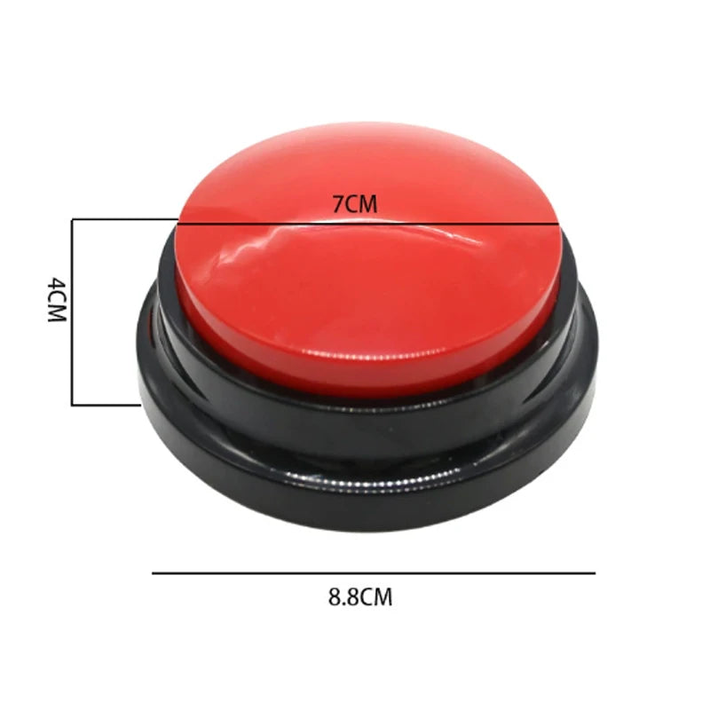 Recordable Dog Toy Dog Toys Funny Dog Recordable Pet Toys Talking Pet Starters Pet Speaking Buttons Portable Cute Pet Supplies