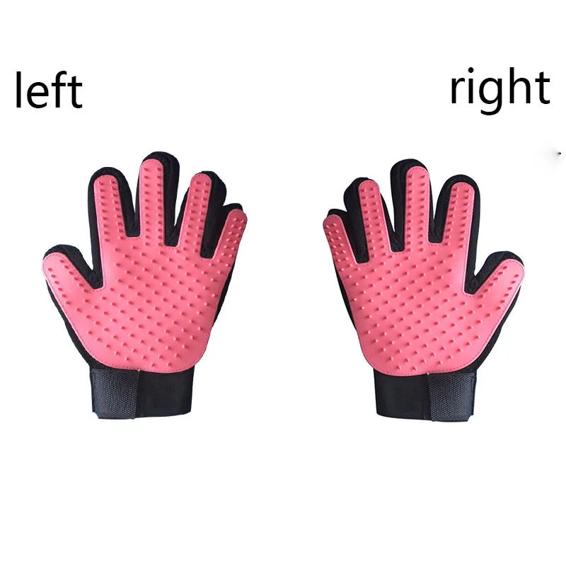 Gentle Deshedding Grooming Glove – Effortless Pet Care for Your Furry Friends