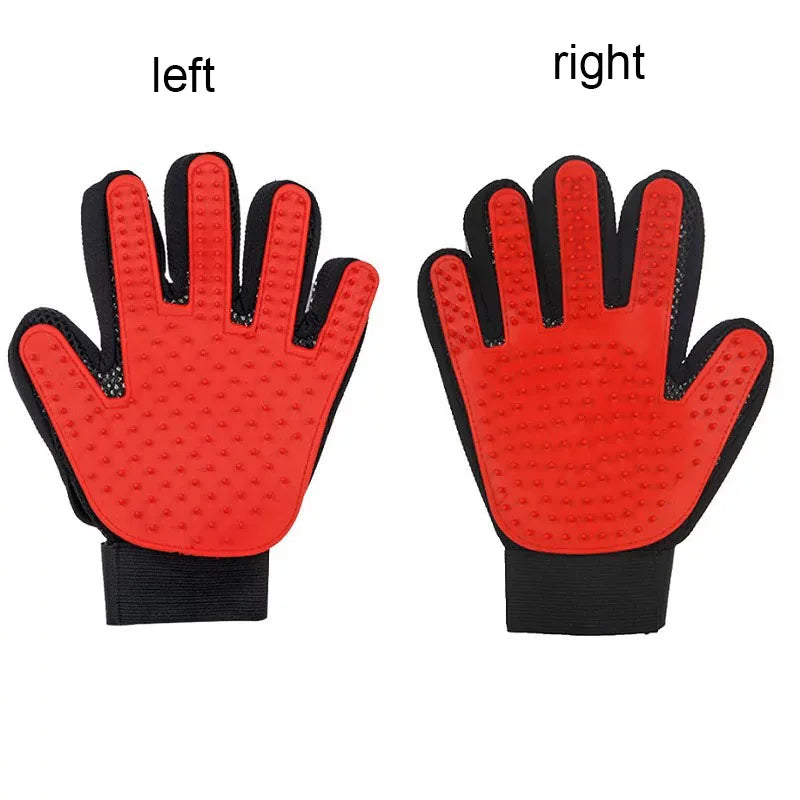 Gentle Deshedding Grooming Glove – Effortless Pet Care for Your Furry Friends
