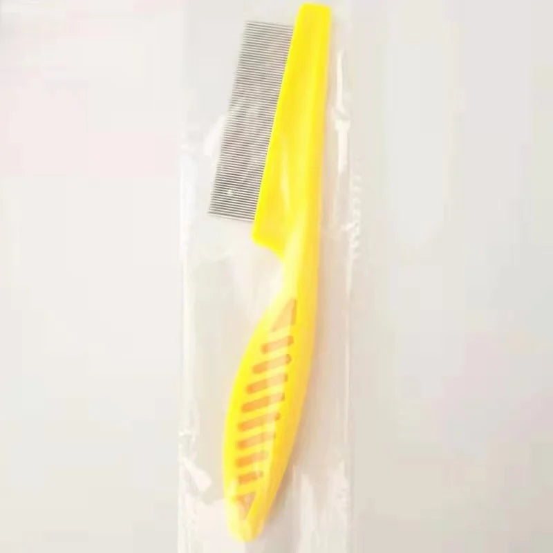 Pet Flea Comb 1/2pc Pet Hair Shedding Comb Stainless Steel Flea Comb for Cat Dog Pet Comfort Flea Hair Grooming Comb Dog Brush Grooming Tools