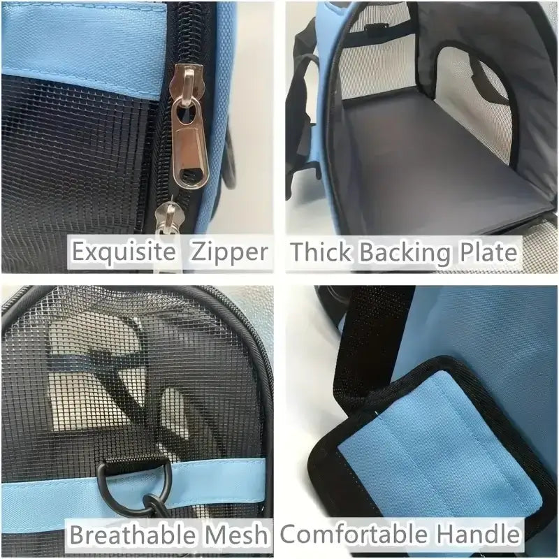 Portable Pet Carrier Bag Pet Puppy Travel Bags Breathable Mesh Small Dog Cat Dogs Outdoor Tent Carrier Outgoing Pets Handbag