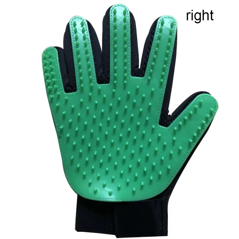 Gentle Deshedding Grooming Glove – Effortless Pet Care for Your Furry Friends