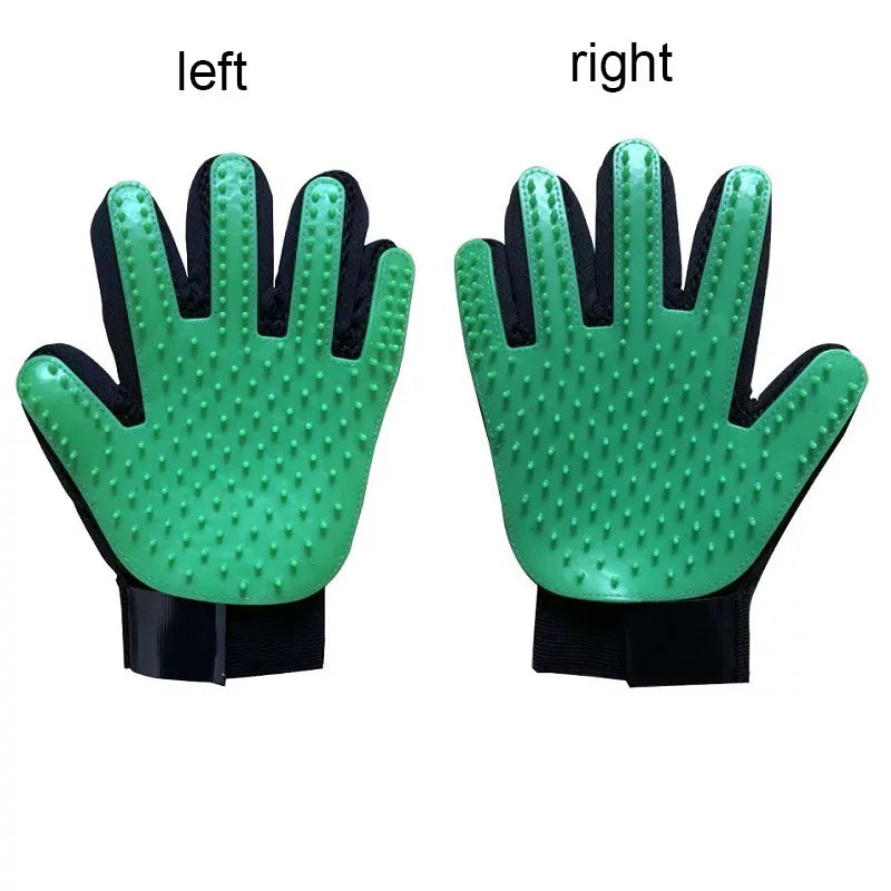 Gentle Deshedding Grooming Glove – Effortless Pet Care for Your Furry Friends