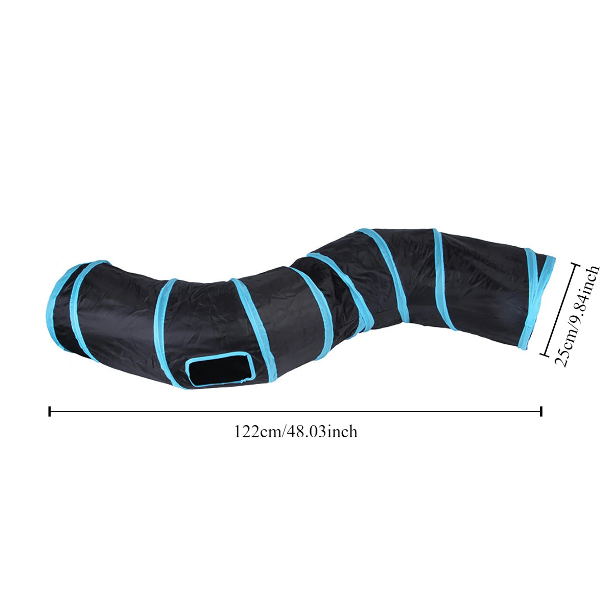 Cat Tunnel Toy Cat Tunnel Tube Foldable Cat Toys Kitty Training Interactive Fun Toy Tunnel Bored for Puppy Kitten Pet Supplies Cat Accessories