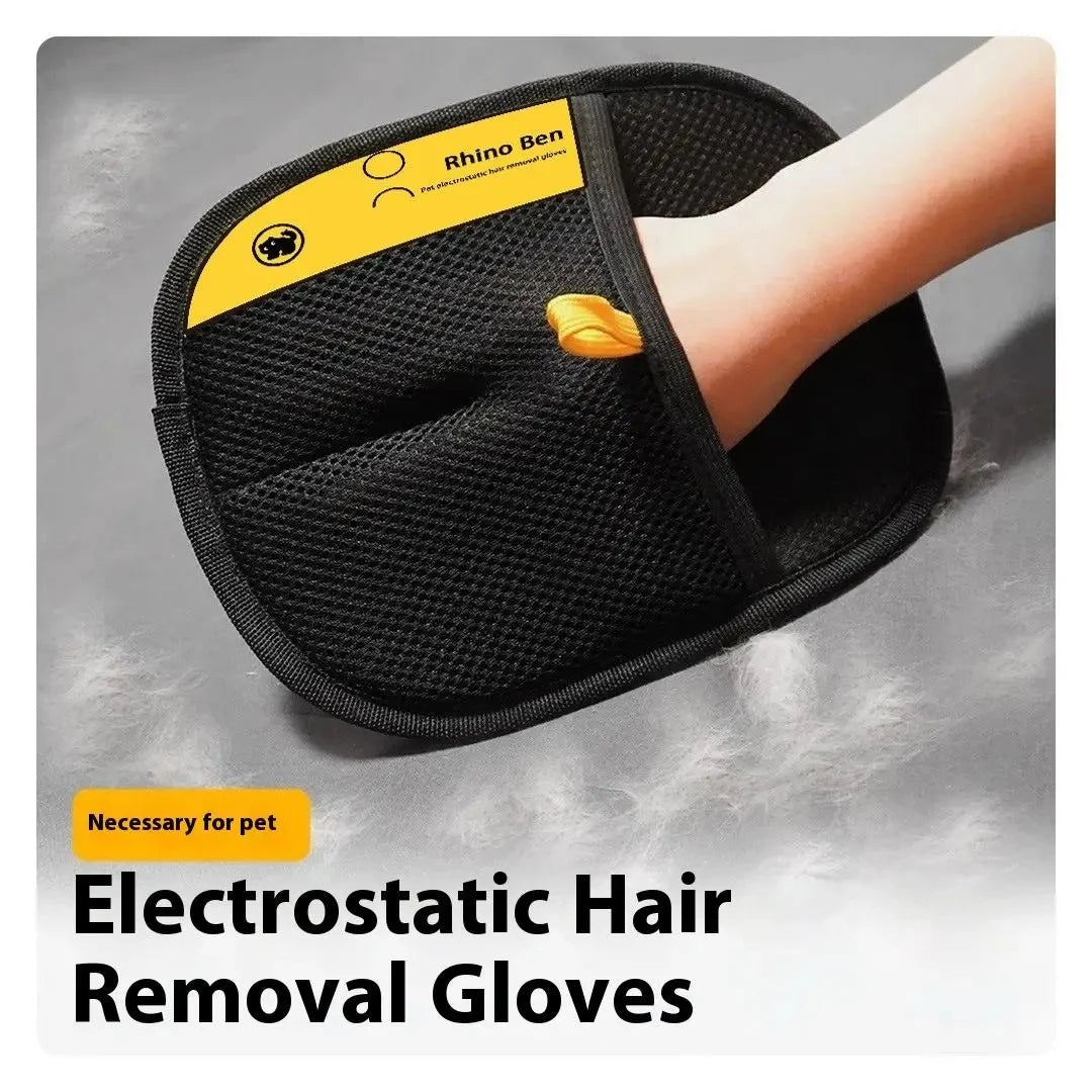 Gentle Deshedding Grooming Glove – Effortless Pet Care for Your Furry Friends